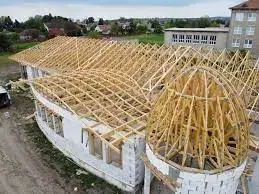 Szeglemezes tető vázszerkezete